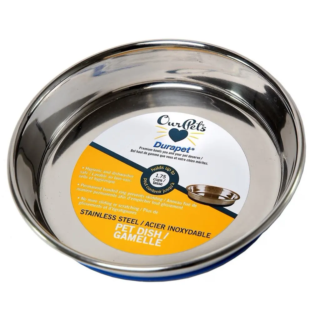 OurPets Durapet Premium Stainless Steel Pet Dish