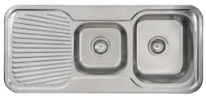 Parmco Stainless Steel 1 & 1/2 Bowl Sink