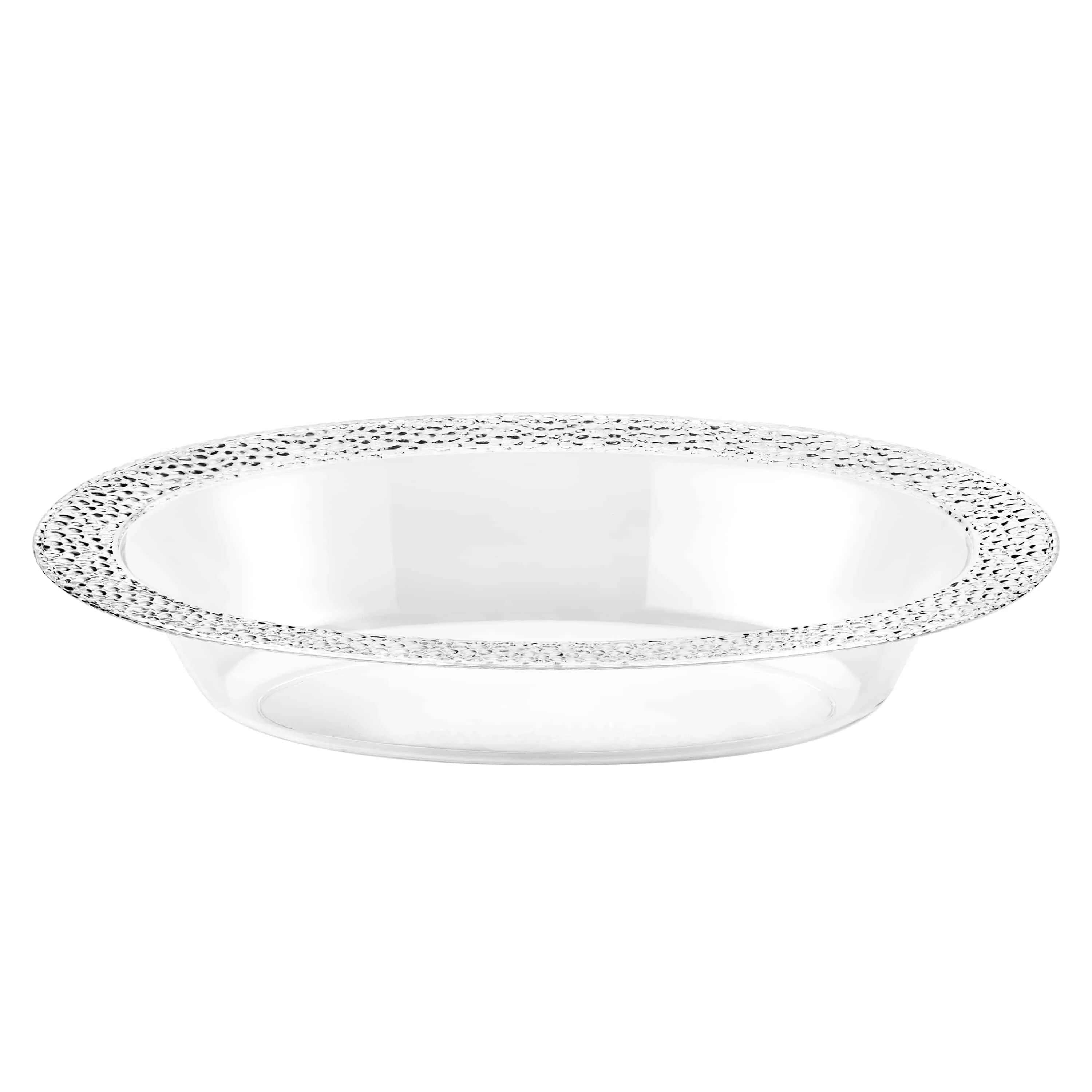 Pebbled Premium Plastic Oval Serving Bowls