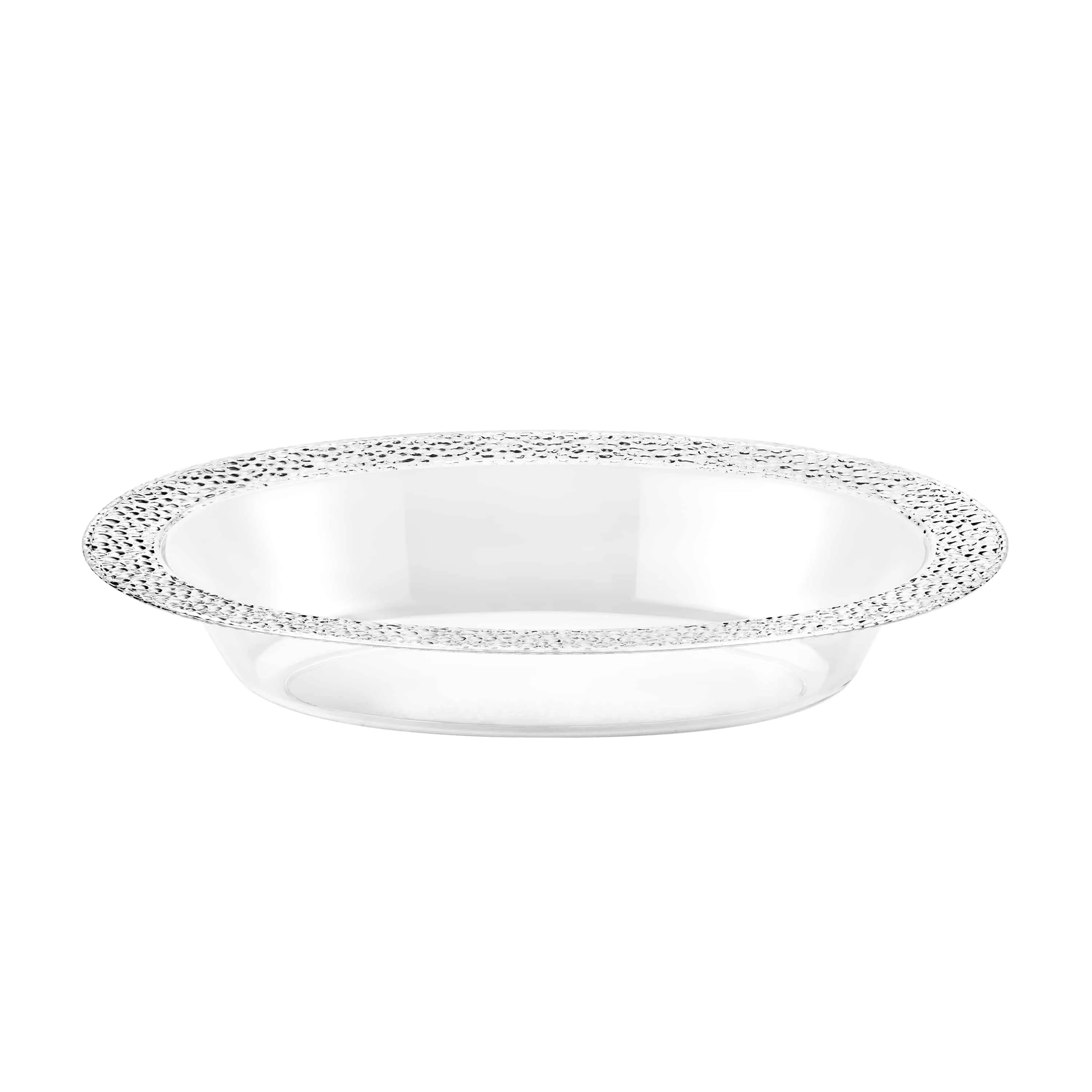 Pebbled Premium Plastic Oval Serving Bowls