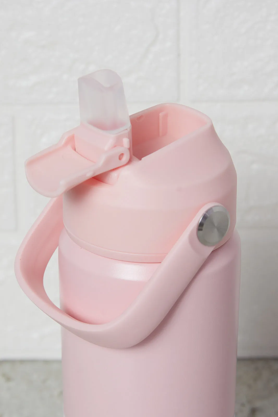 Pink Solid Water Bottle (550ml)