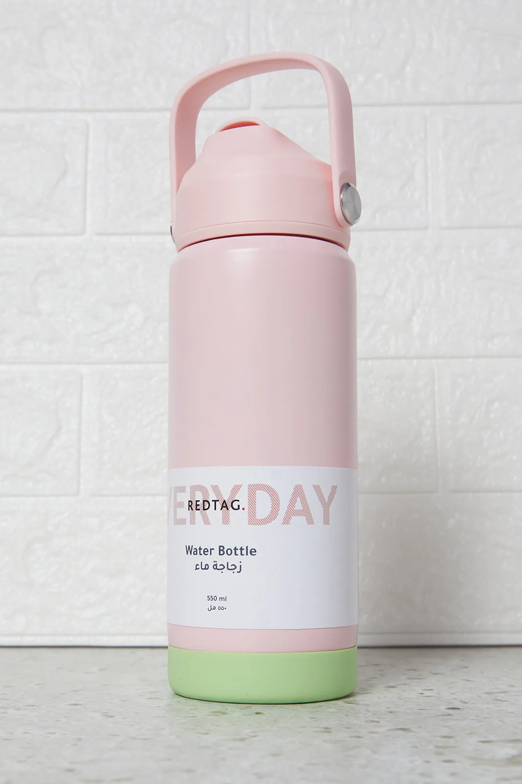 Pink Solid Water Bottle (550ml)