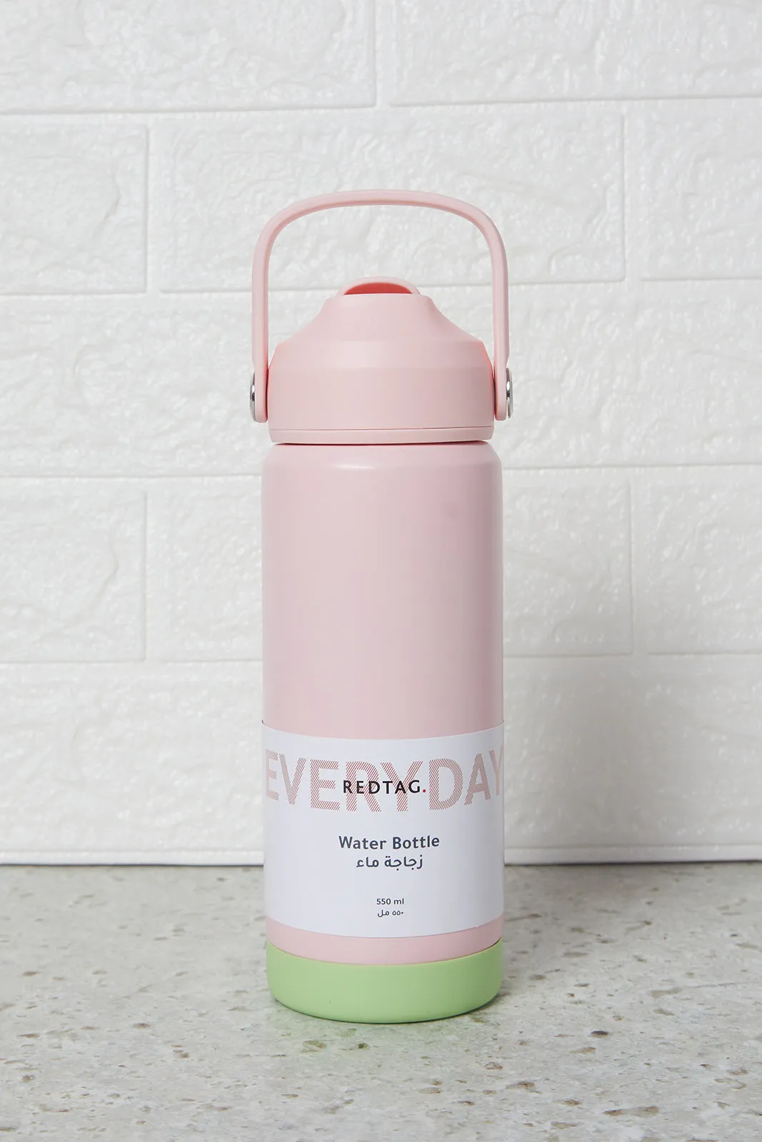 Pink Solid Water Bottle (550ml)