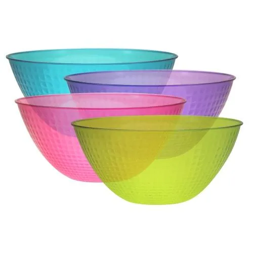 Premium Heavy Weight Plastic Pixel Servingware 100 Oz Serving Bowl