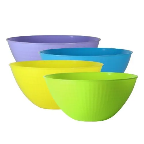 Premium Heavy Weight Plastic Pixel Servingware 100 Oz Serving Bowl