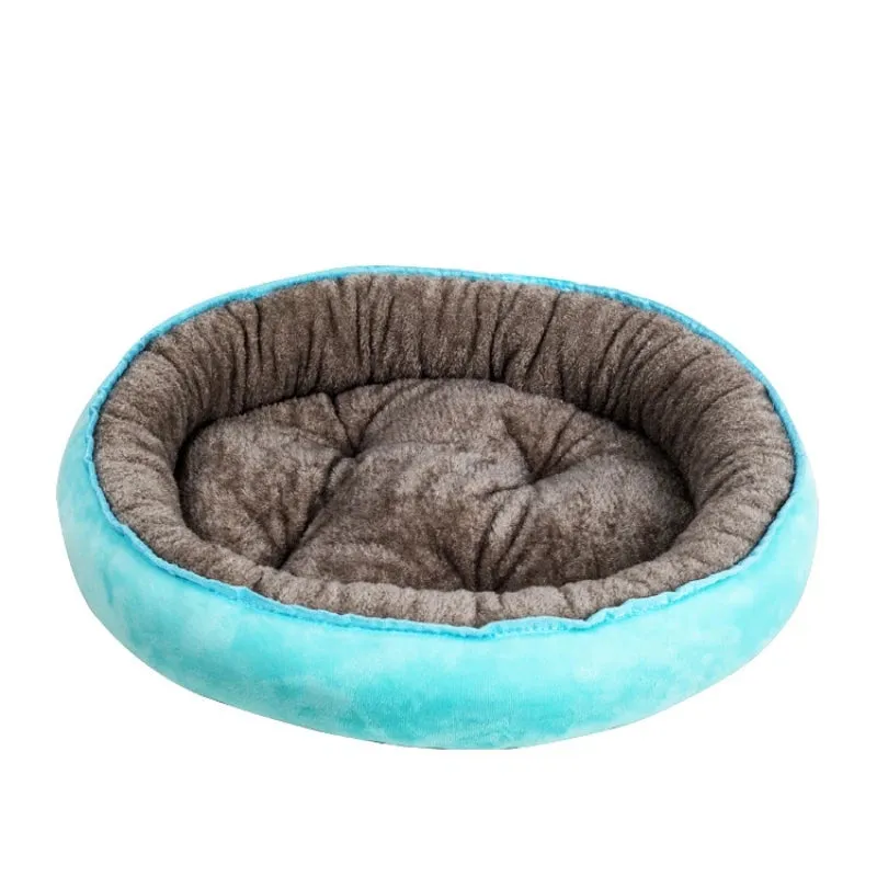 Reversible Dog Bed for Small to Medium Breeds - Soft, Washable Cotton Basket