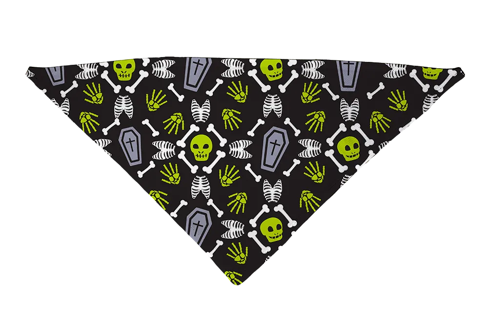 Scary Skeletons Dog Bandana