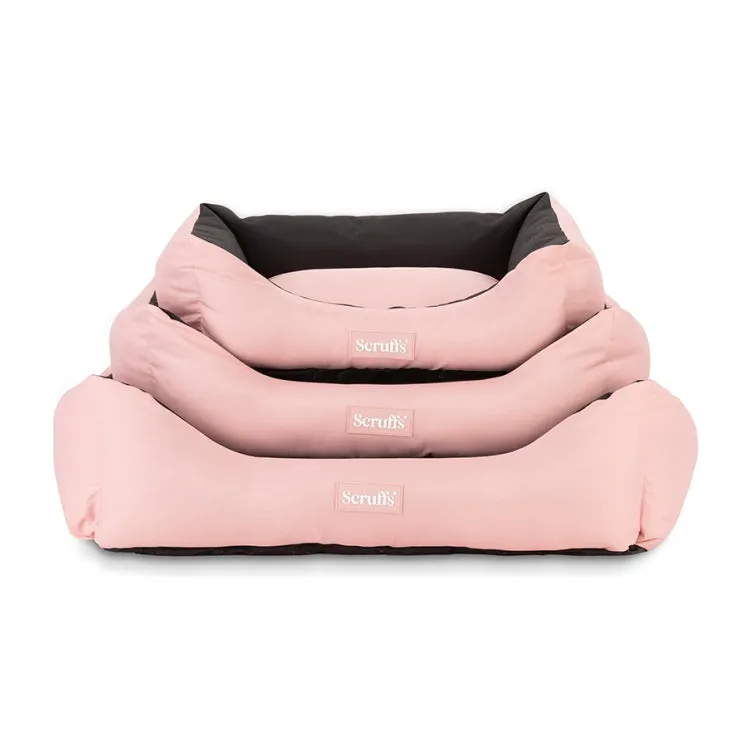 Scruffs Expedition Water Resistant Box Dog Bed - Rose Quartz