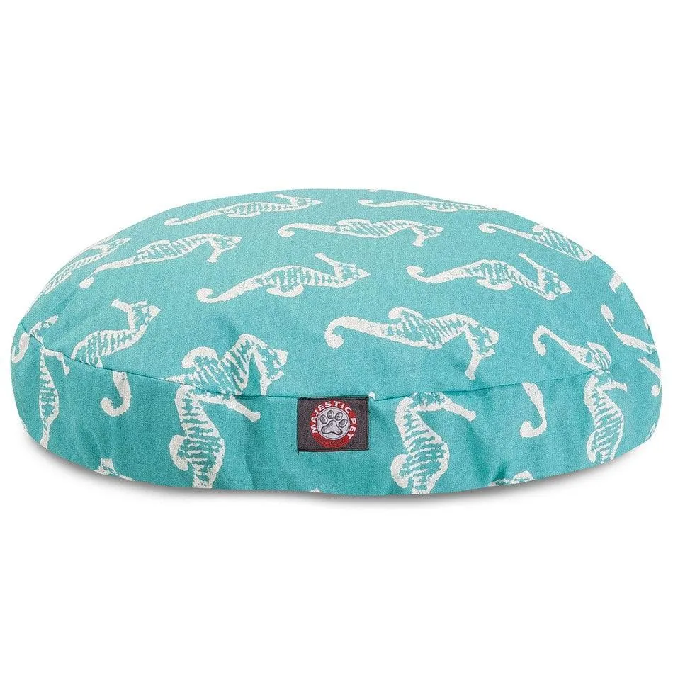 Sea Horse Round Dog Bed