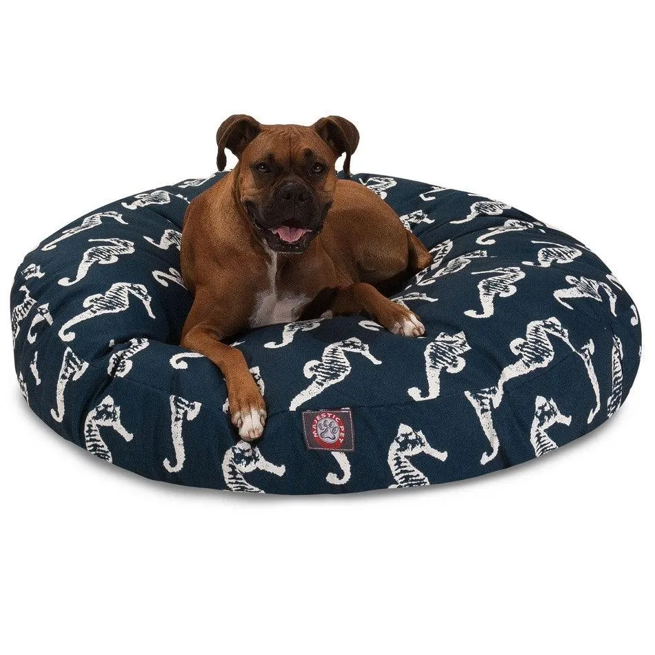 Sea Horse Round Dog Bed