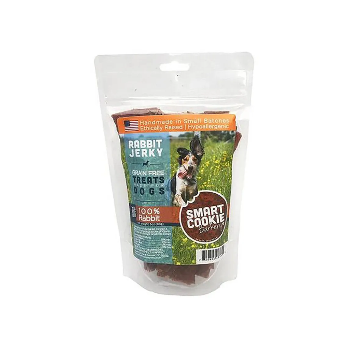 Smart Cookie 100% Rabbit Jerky Treats for Dogs 3 oz