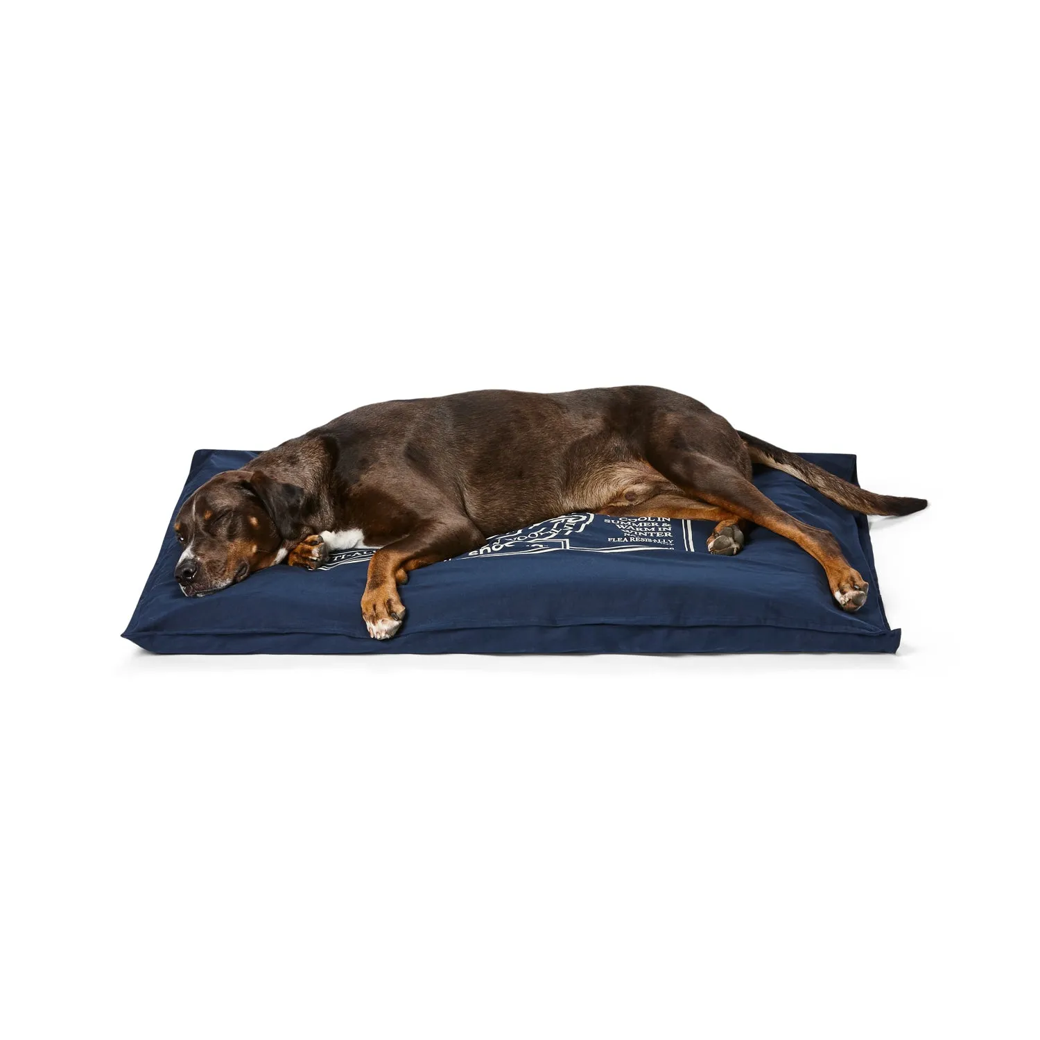 Snooza Organic Pet Futon Blue Dog Bed