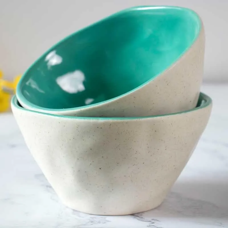 Turquoise Tranquility Serving Bowl