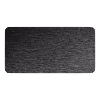 Villeroy & Boch | Manufacture Rock Rectangular Serving Plate - Black