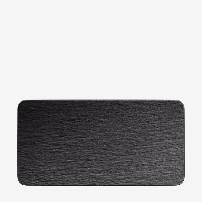 Villeroy & Boch | Manufacture Rock Rectangular Serving Plate - Black