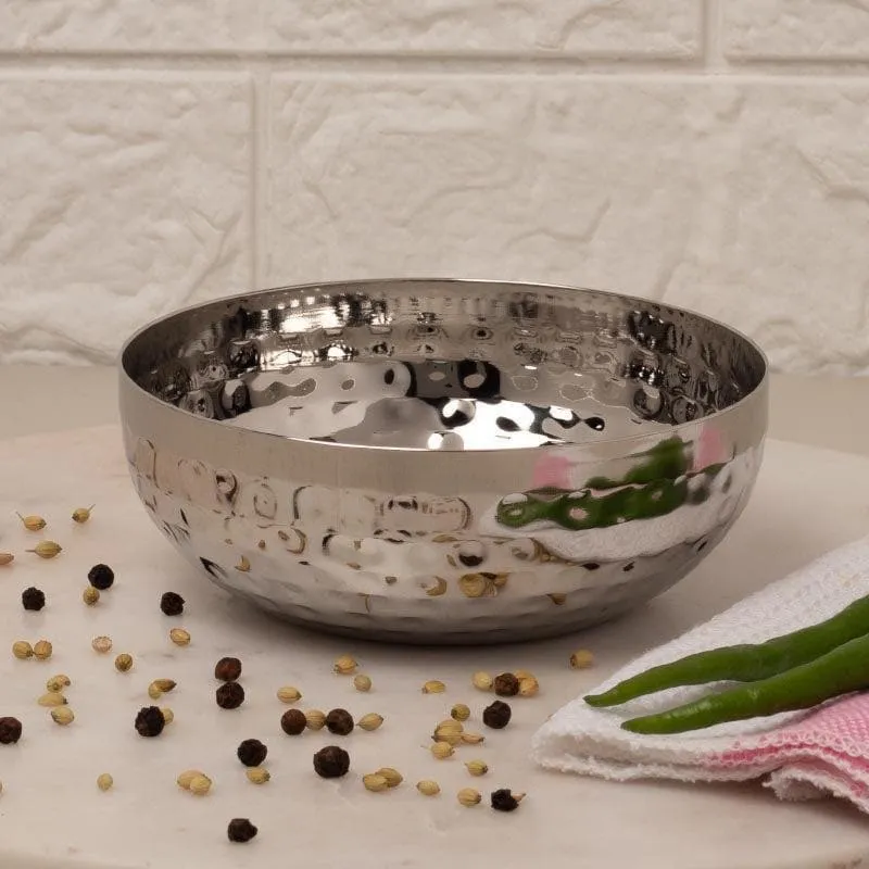 Vintage Charm Hammered Curry Bowl (300 ML) - Set Of Two