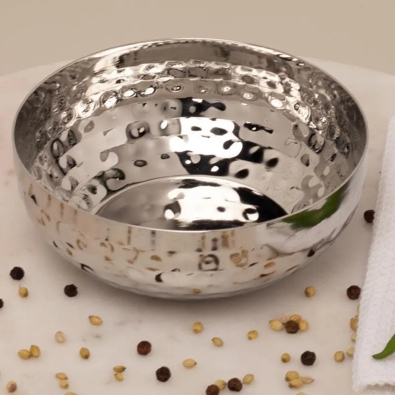 Vintage Charm Hammered Curry Bowl (300 ML) - Set Of Two