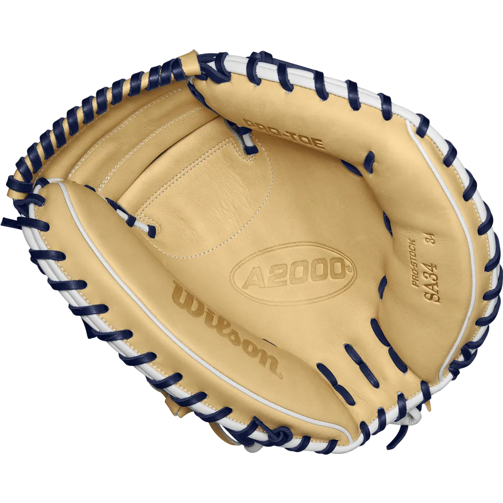 Wilson A2000 SA34SS 34" Baseball Catcher's Mitt - Winter 2024: WBW10253134