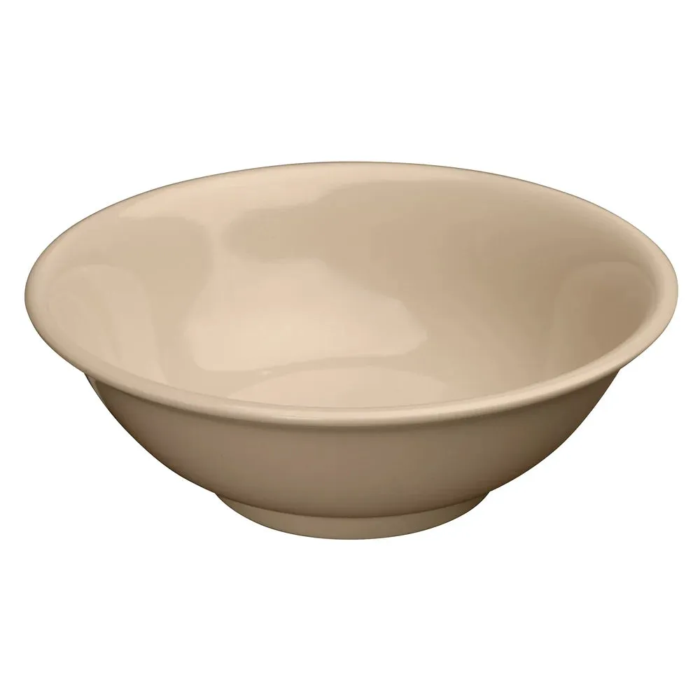 Winco MMB-52 Tan Melamine Rimless Bowls, 52 Oz