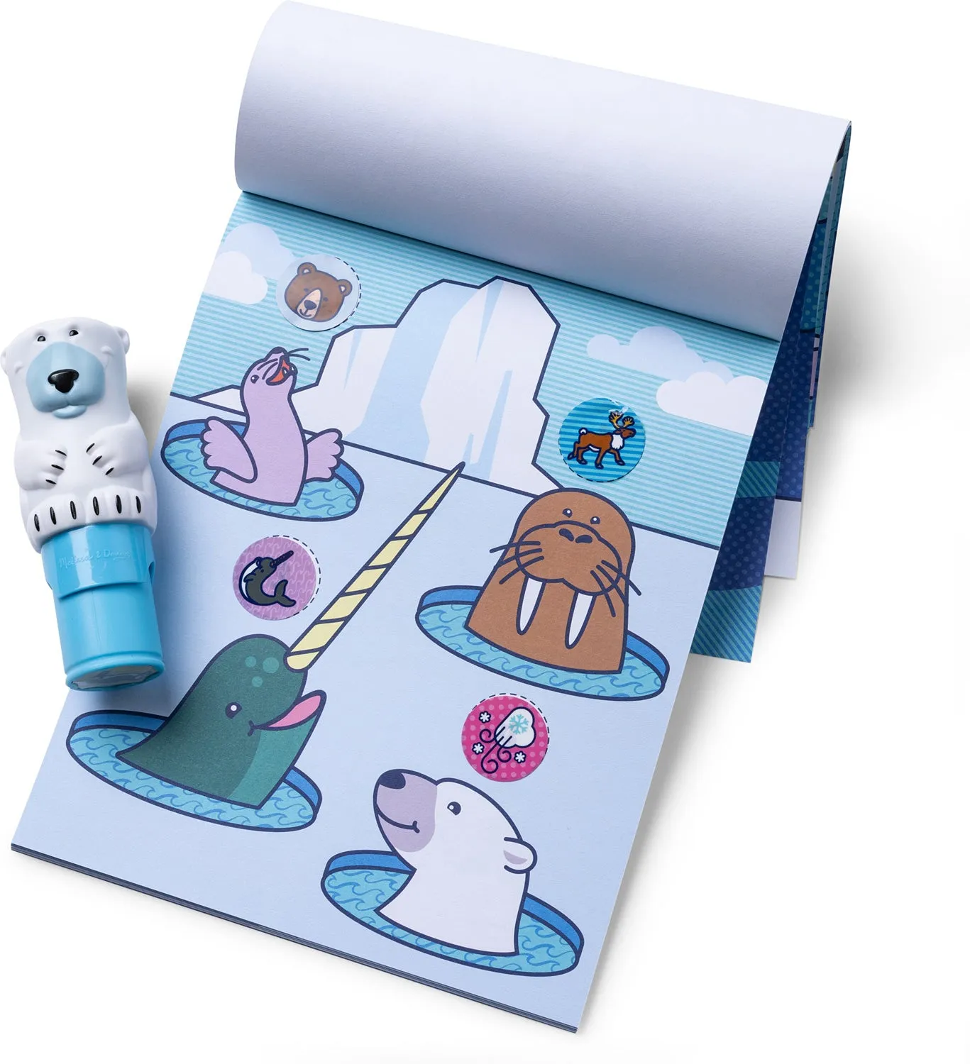 WINTER ACTIVITY PAD & STICKER STAMPER