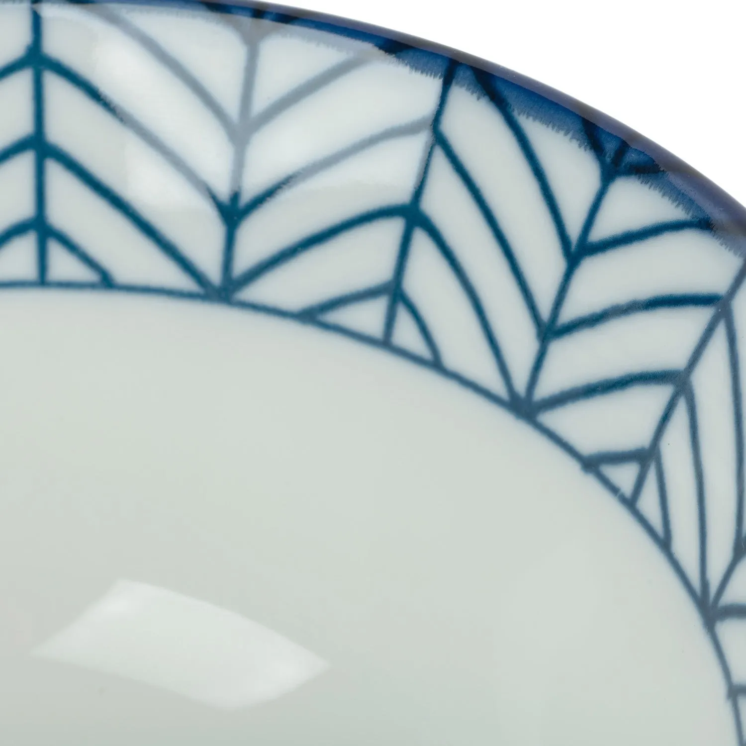 Yabane Geometric Japanese Soup Bowl