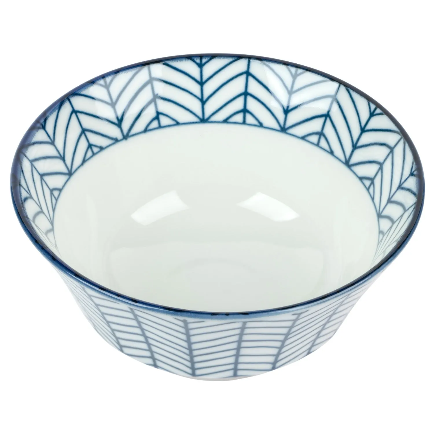 Yabane Geometric Japanese Soup Bowl