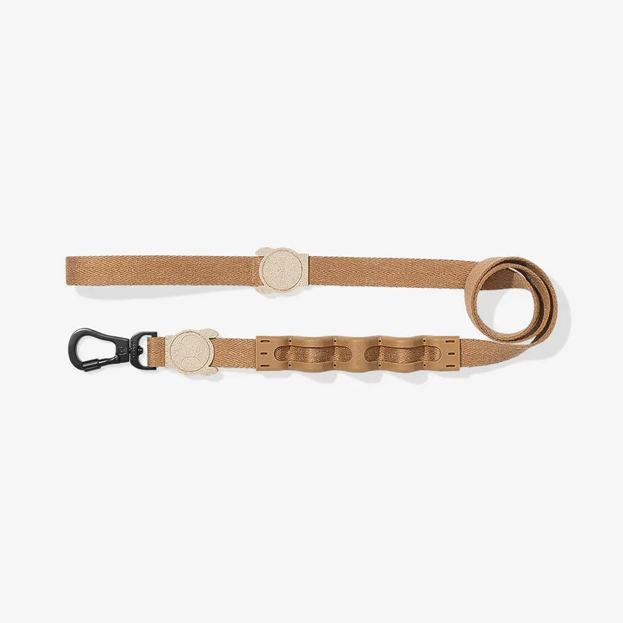 Zee.Dog Naturals Collection Shock-Absorbing Dog Ruff Leash (Dune)